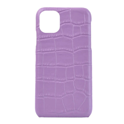 Lilac iPhone 14 Pro Leather Case