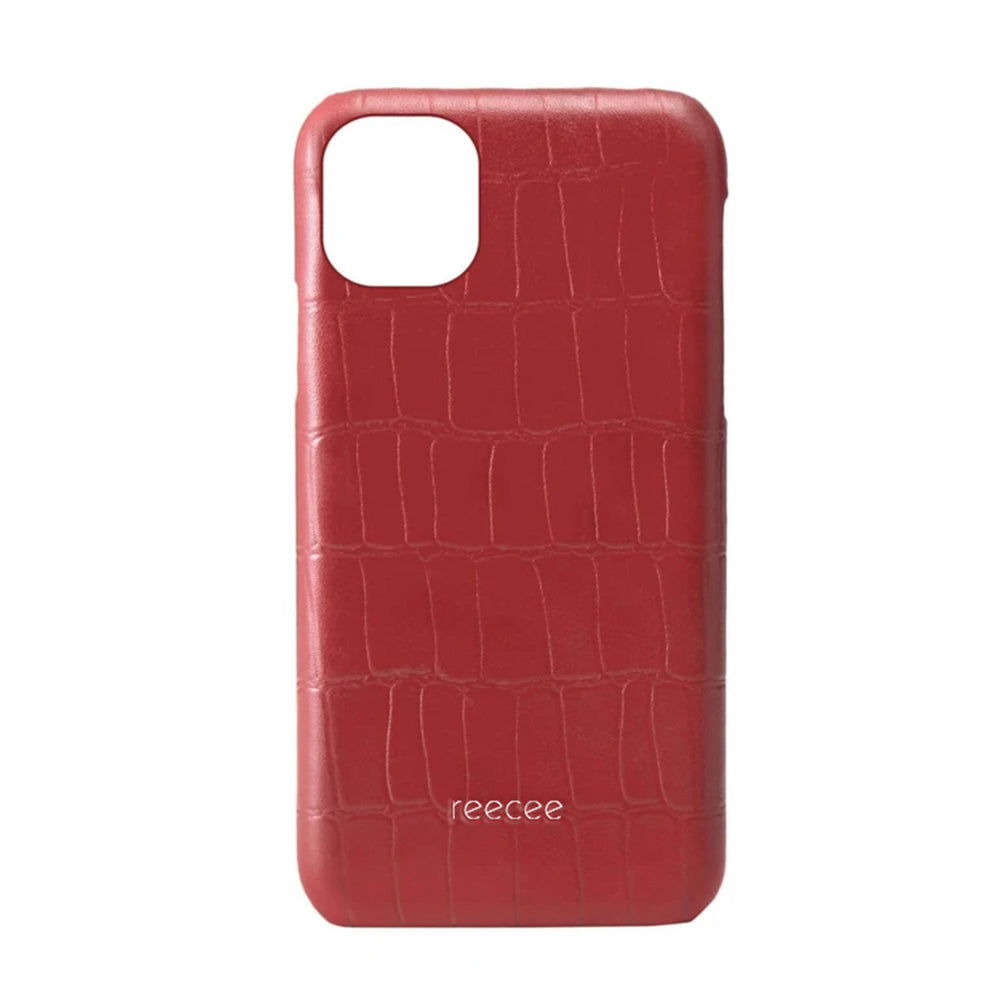 Red Nile iphone 14 Leather Case