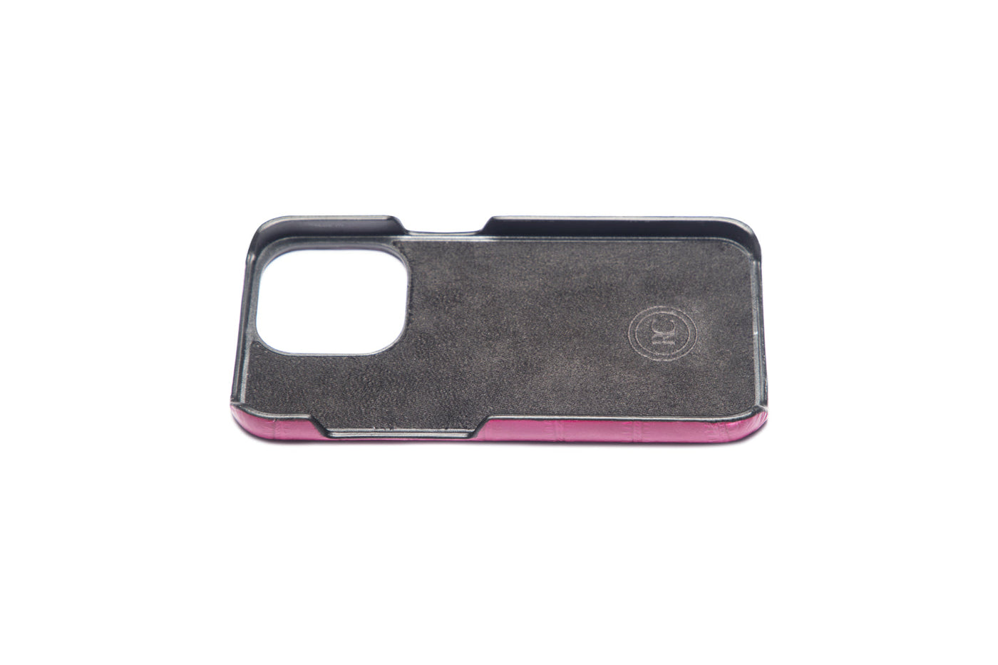 Ombre Pink iphone 14 Pro Max Leather Case