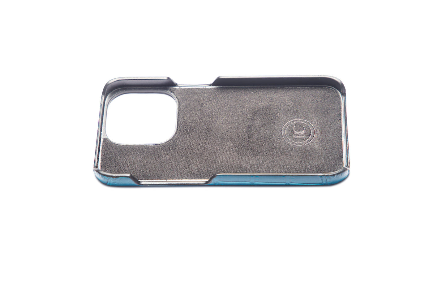 Ombre Blue iPhone 15 Pro Max Leather Case