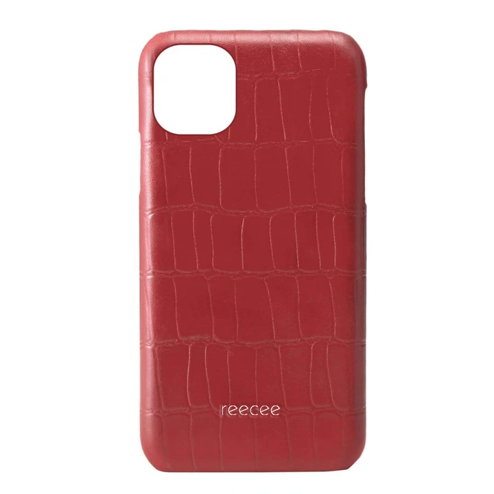 Red iPhone 12 Pro Max Leather Case