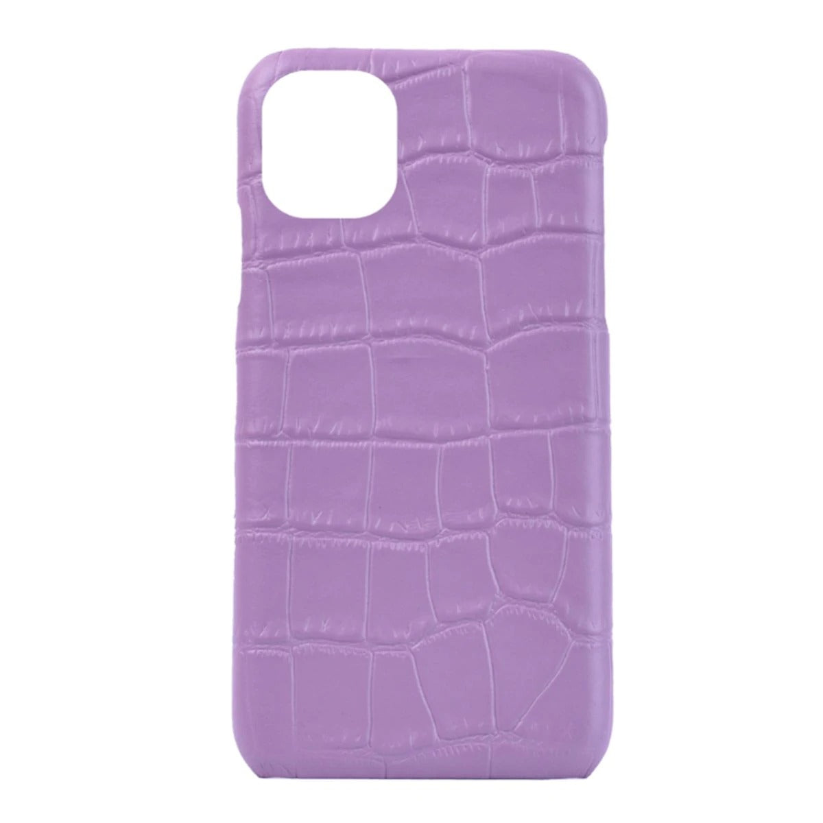 Lilac iPhone 15 Plus Leather Case