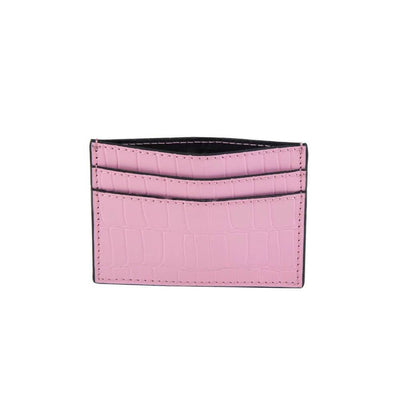 Pink Nile Leather Card Holder Wallet