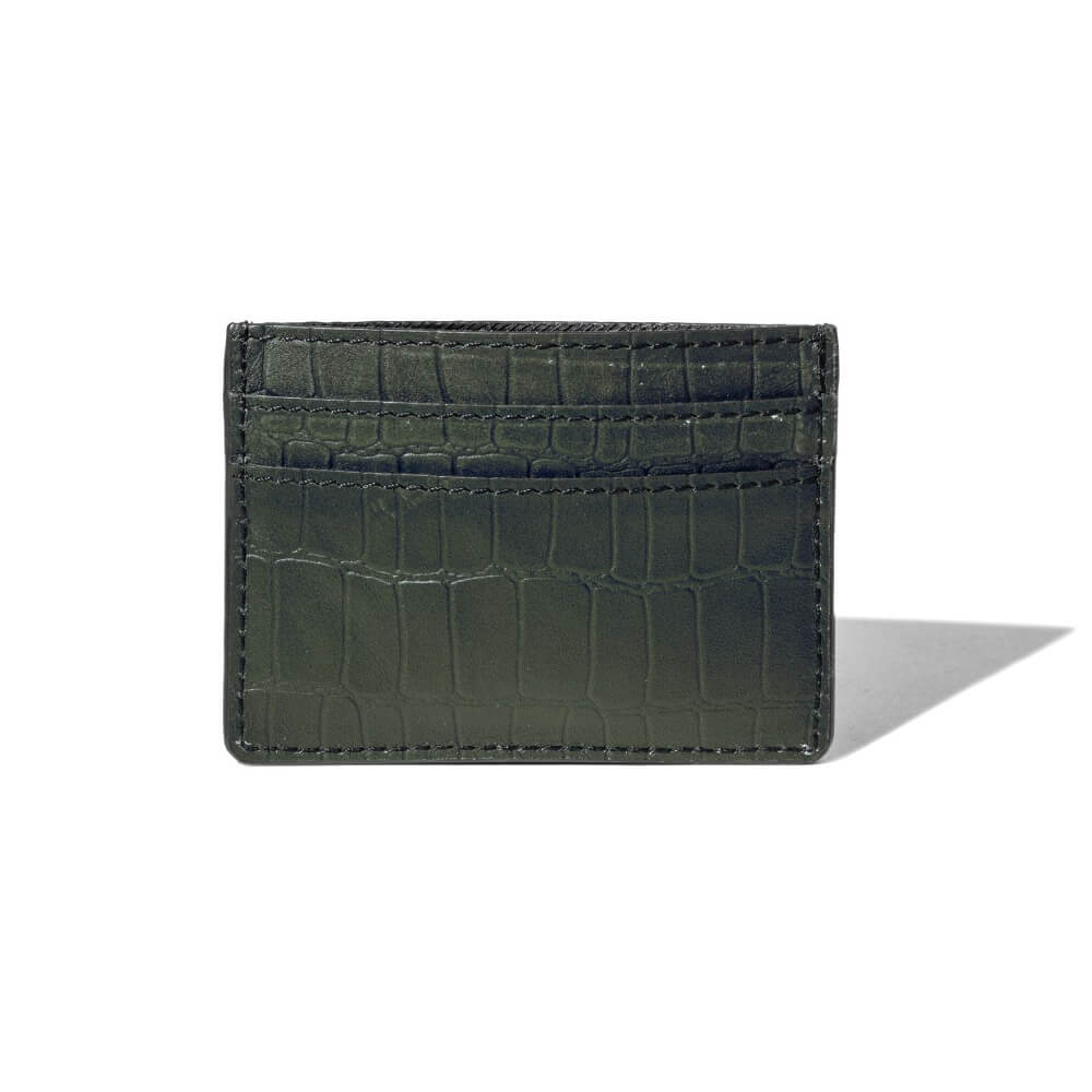 Green Nile Leather Card Holder Wallet
