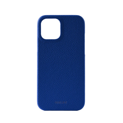 Blue Pebble Leather iPhone 12 Pro Max Case