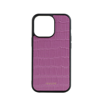 Lilac Leather iphone 13 Pro Max Leather Case
